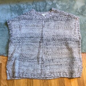 J. Jill Gray Knit Sweater Vest